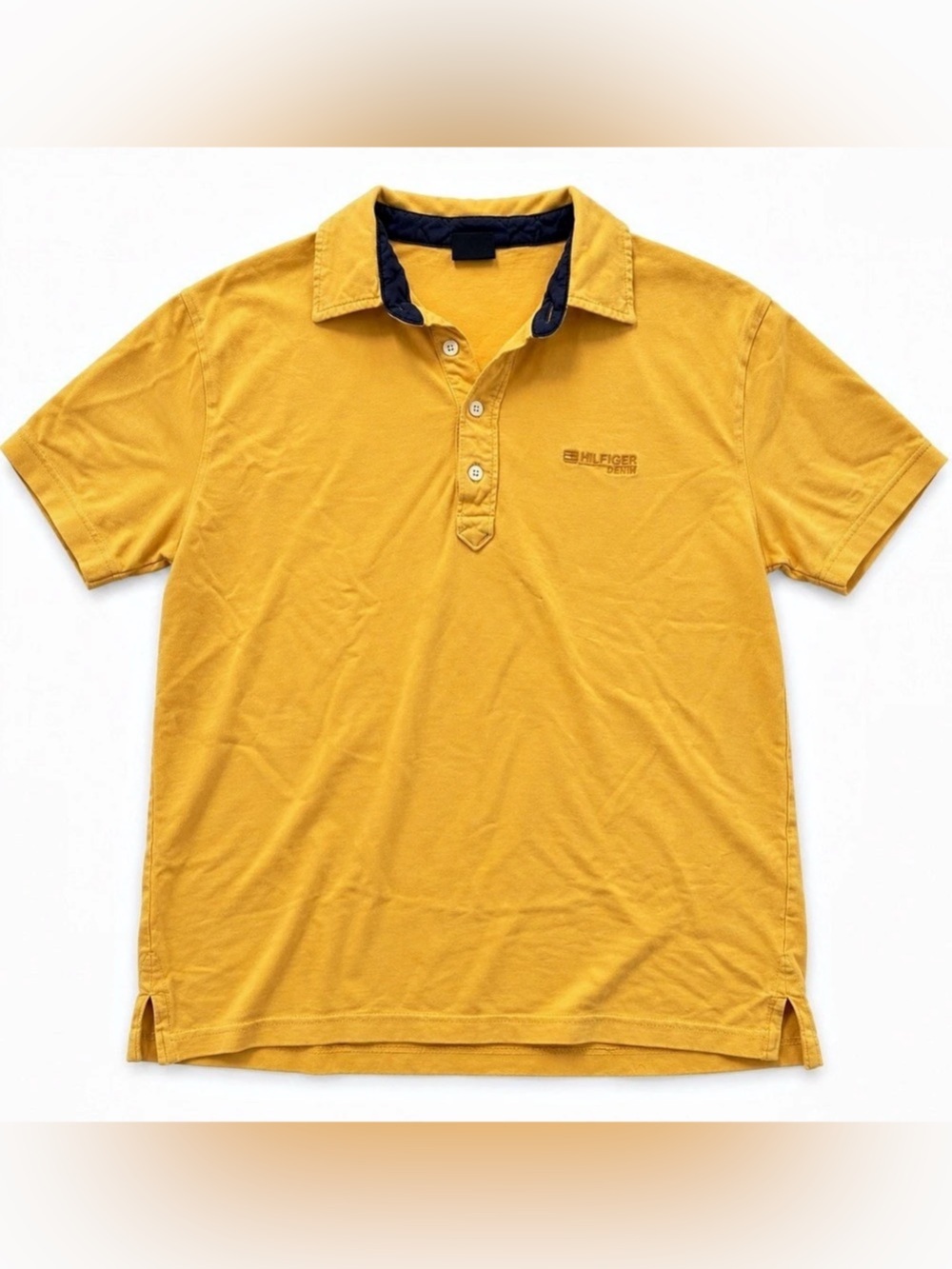 Tommy Hilfiger Jeans polo shirt Men's Yellow Polo Size Large